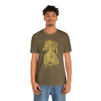 Golden Celtic Dice Dragon Shirt