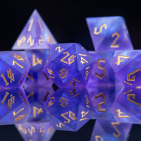 Mystic Divination Sharp-Edged Resin Dice Set