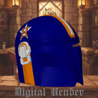 Mandalorian Diamond Warrior Helm (Baseball)