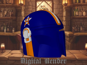 Mandalorian Diamond Warrior Helm (Baseball)