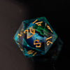 Rainbow Sea Dragon Liquid Core Dice Set