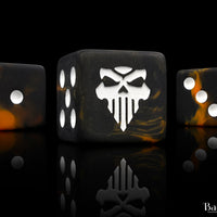 Seething Lava 16mm Dice