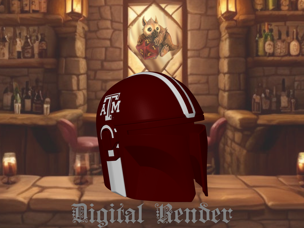 Mandalorian Collegiate Gridiron Helm