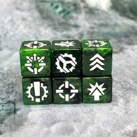 BFG, Battle Fleet, Green, Order Dice