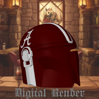 Mandalorian Collegiate Gridiron Helm