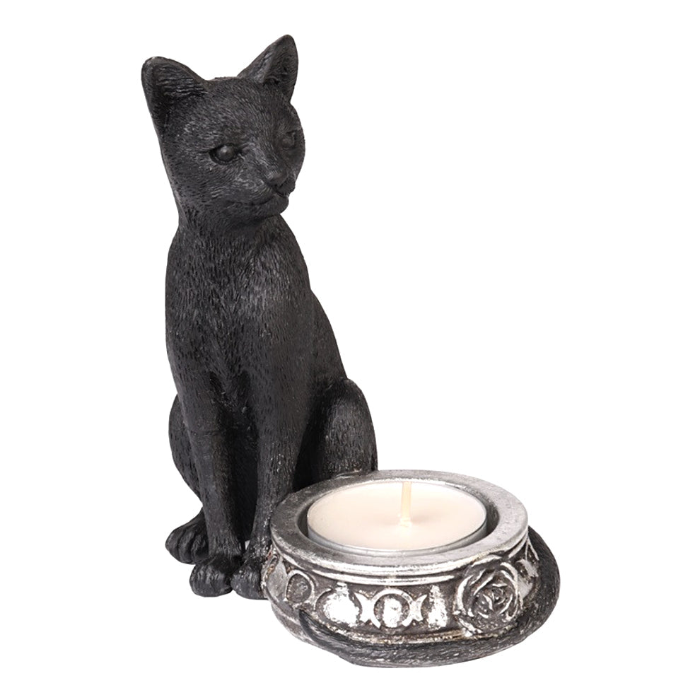 Black Cat T- Light Holder