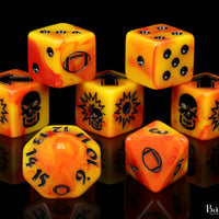 Orange Fire, Football Dice Sets