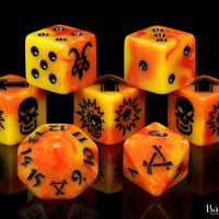 Orange Fire, Football Dice Sets