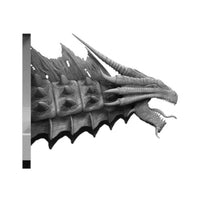 Bronze Metallic Dragon Wall-Mountable Bust