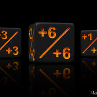 +1/ -1 Counters - Matte Black - Set of 10