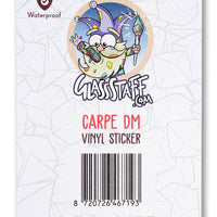 Sticker: Carpe DM Waterproof Die Cut