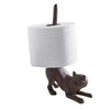 Cat Butt Cast Iron Tissue Holder | 9.5" Tall | Real Cast Iron, Virtually Indestructible