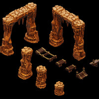 WarLock Tiles: Expansion Pack - Dripstone Bridges