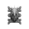 Copper Metallic Dragon Wall-Mountable Bust
