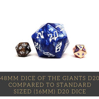 48mm Dice of the Giants - Storm Giant D20