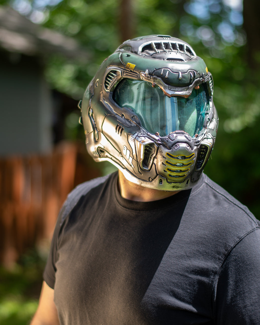 Doomed Fella Helmet Fake Costume Prop