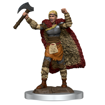 D&D: Icons of the Realms - Female Human Barbarian Premium Figure