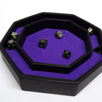 Raven Dice Tray With Dice Staging Area and Lid