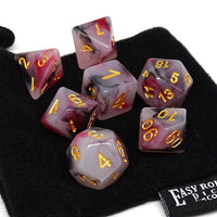 Brimstone Swirl Dice Collection - 7 Piece Set