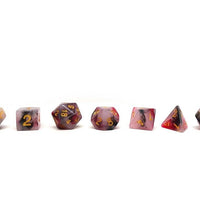 Brimstone Swirl Dice Collection - 7 Piece Set