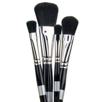 Trekell Mop Artist Brushes for Watercolor, Acrylic, and Oil Painting - Short Handle