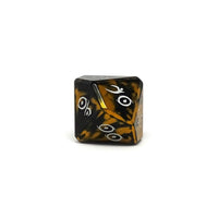 Aluminum Elite Dice of the Elvenkind - Gold 7 Dice Set