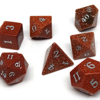 Stone Dice Collection - Goldstone - Signature Font