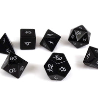 Stone Dice Collection - Obsidian - Elvenkind Font