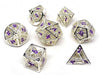 Hollow Dice of Divine Retribution - Silver with Purple Font