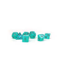 10mm Aqua Shine Mini Dice Set