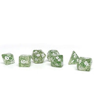 10mm Green Sparkle Mini Dice Set