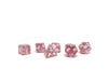 10mm Pink Sparkle Mini Dice Set