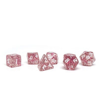 10mm Pink Sparkle Mini Dice Set