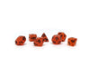 10mm Orange Glow in the Dark Mini Dice Set