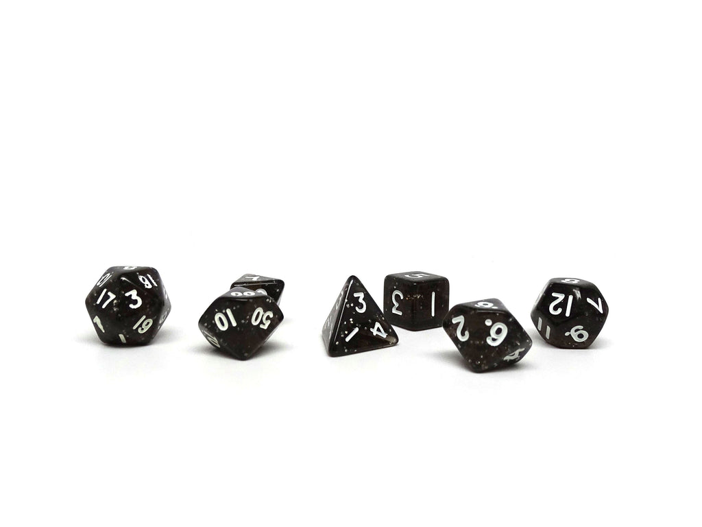 10mm Dark Sparkle Mini Dice Set