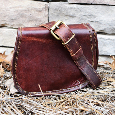 The Seeker Leather Satchel - Small