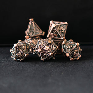 Bronze - Weird West Wasteland Metal Dice Set