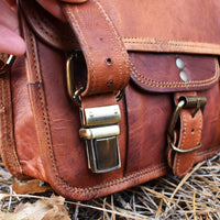 The Adventurer Leather Satchel - Small