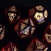 Serpent of Midgard Red Glass Dice Set