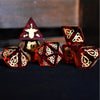 Serpent of Midgard Red Glass Dice Set