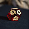 Serpent of Midgard Red Glass Dice Set