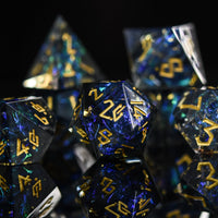Dark Star Sharp-Edged Resin Dice Set