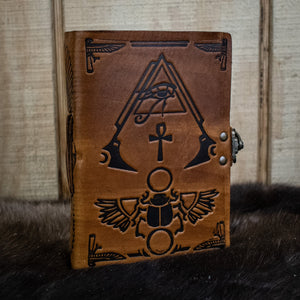 Hieroglyphics Leather Journal