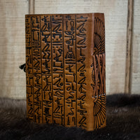 Hieroglyphics Leather Journal