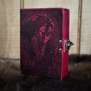 Celtic Angel Leather Journal