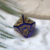 Siren's Song Deep Blue Glass Dice Set