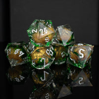 Pot O' Gold Liquid Core Dice Set