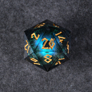 The Omnipotent Liquid Core (Black/Gold) 30mm D20