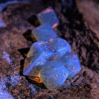 Spellcaster Opalite Stone Dice Set