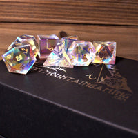 Elder Runes Prism Glass Dice Set